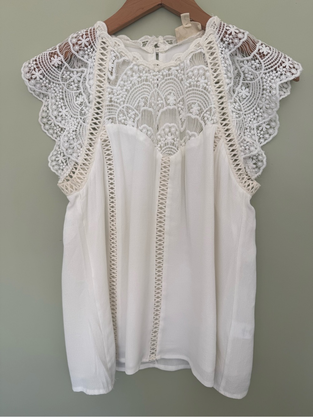 Anthropologie White Blouse
